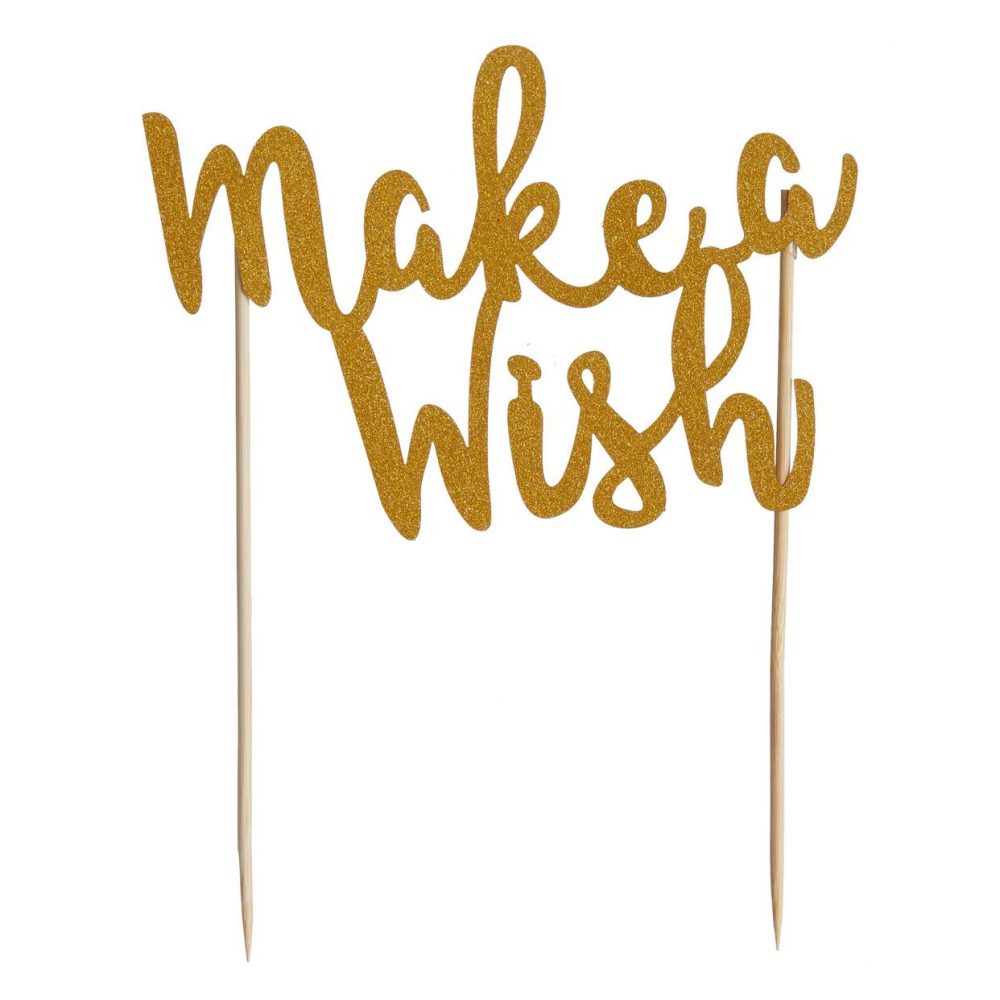 Make a Wish topper cake