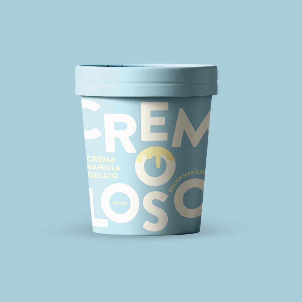 Cremoloso Antigua Vanilla Gelato 460ml pot